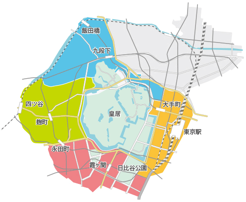 千代田区の地図